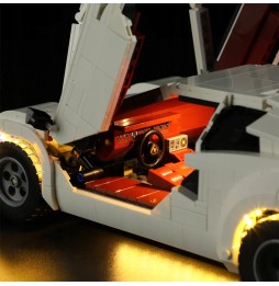 LED Lighting for LEGO Countach 5000