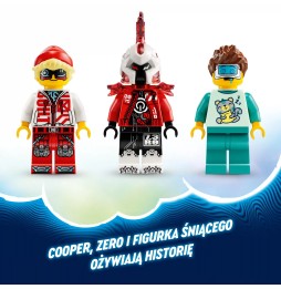 LEGO DREAMZzz Mecha Tigru Cooper și hot rod Zero