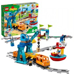 LEGO Duplo 10875 Pociąg towarowy i Pudełko Deluxe