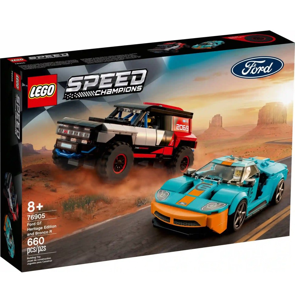 LEGO Speed Champions 76905 Ford GT și Bronco R