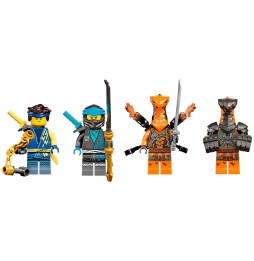 LEGO 71776 Ninjago - Mașina lui Jaya și Nya