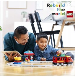 LEGO DUPLO 10874 Pociąg parowy - zestaw dla dzieci