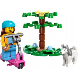 LEGO City Îngrijire pentru câini și trotinetă 30639