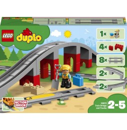 LEGO DUPLO 10872 Calea ferată și podul