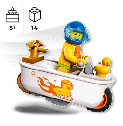 LEGO City Stunt Bath Motorcycle 60333