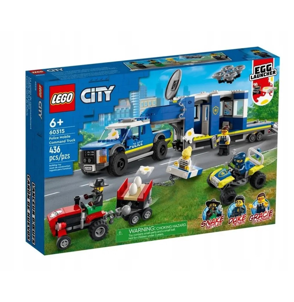 Lego City 60315 Mobilne centrum dowodzenia policji