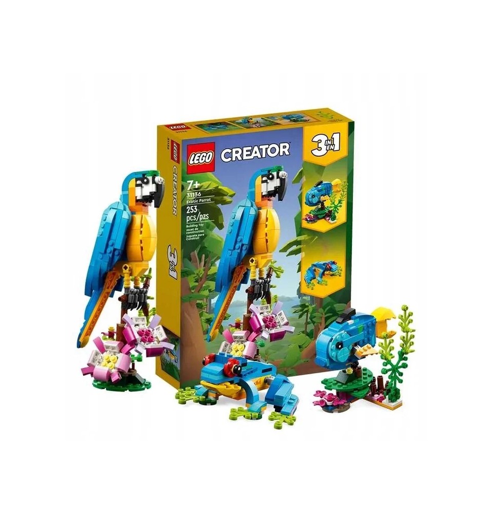 Lego Exotic Parrot 3in1 Set