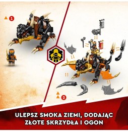 LEGO Ninjago Dragonul Pământului Cole EVO 71782