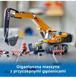 LEGO City żółta koparka 60420