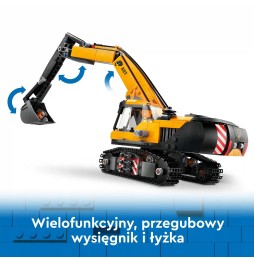 LEGO City żółta koparka 60420