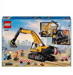 LEGO City żółta koparka 60420