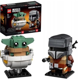 LEGO 75317 Mandalorianin i Dziecko z naklejkami gratis