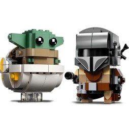 LEGO 75317 Mandalorian și Copil cu abțibilduri gratis