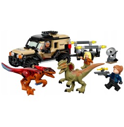 LEGO Jurassic World Transport pyroraptor și dilofozaur