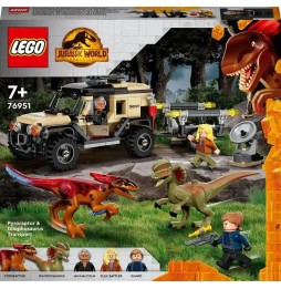 LEGO Jurassic World Transport pyroraptora i dilofozaura