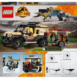 LEGO Jurassic World Pyroraptor and Dilophosaurus Transport