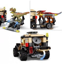 LEGO Jurassic World Transport pyroraptor și dilofozaur