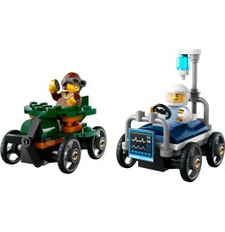 LEGO City Racing Set: Airplane vs. Hospital Bed