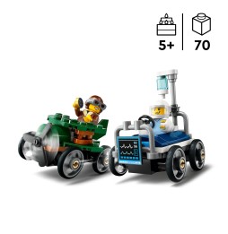 LEGO City Zestaw wyścigówek: samolot kontra łóżko szpitalne