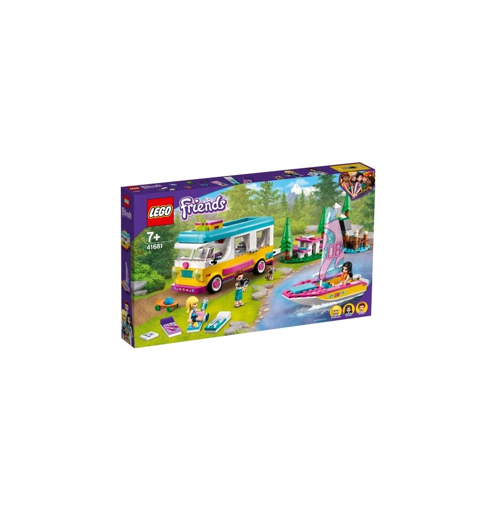 LEGO Friends 41681 Forest Camper and Sailboat