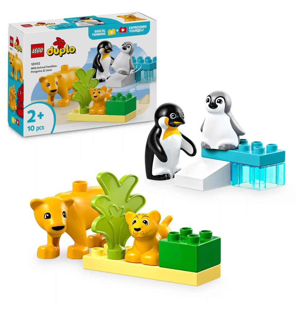 Zestaw LEGO Duplo 10442 Rodziny Dzikich Zwierząt