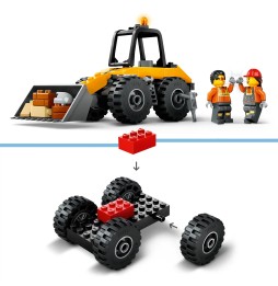 LEGO City încărcător cu roți galben 60450