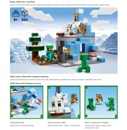 LEGO Minecraft Ośnieżone Szczyty i Jaskinia