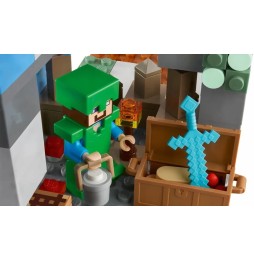 LEGO Minecraft Snowy Peaks and Cave