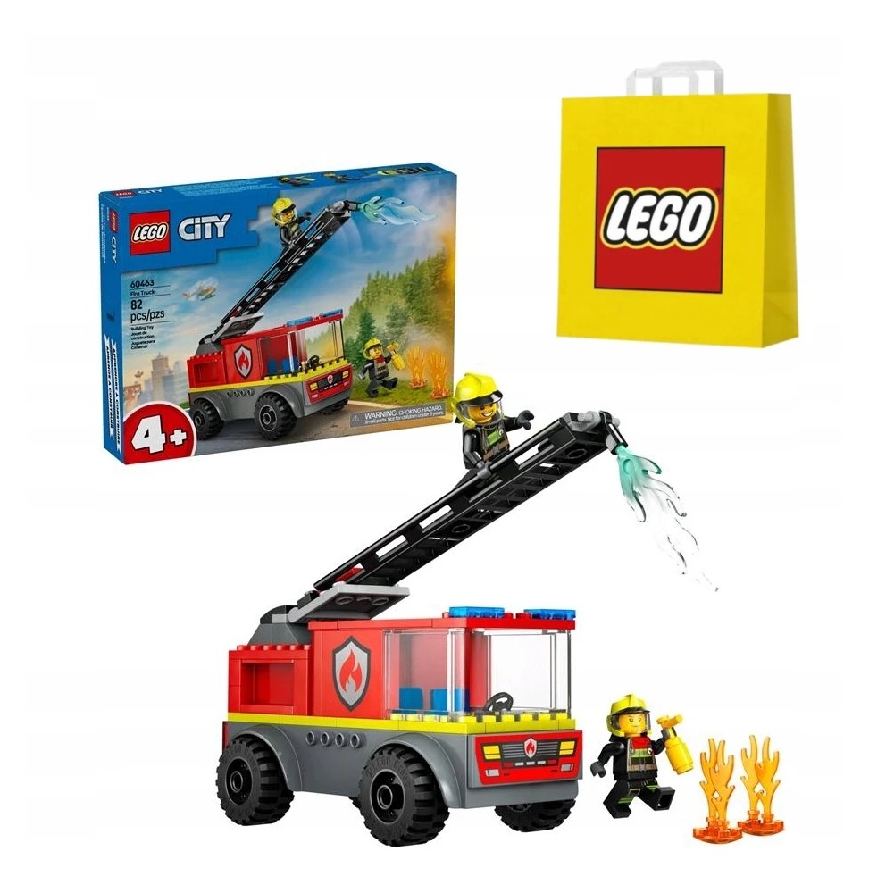 LEGO City 60463 camion de pompieri pentru copii