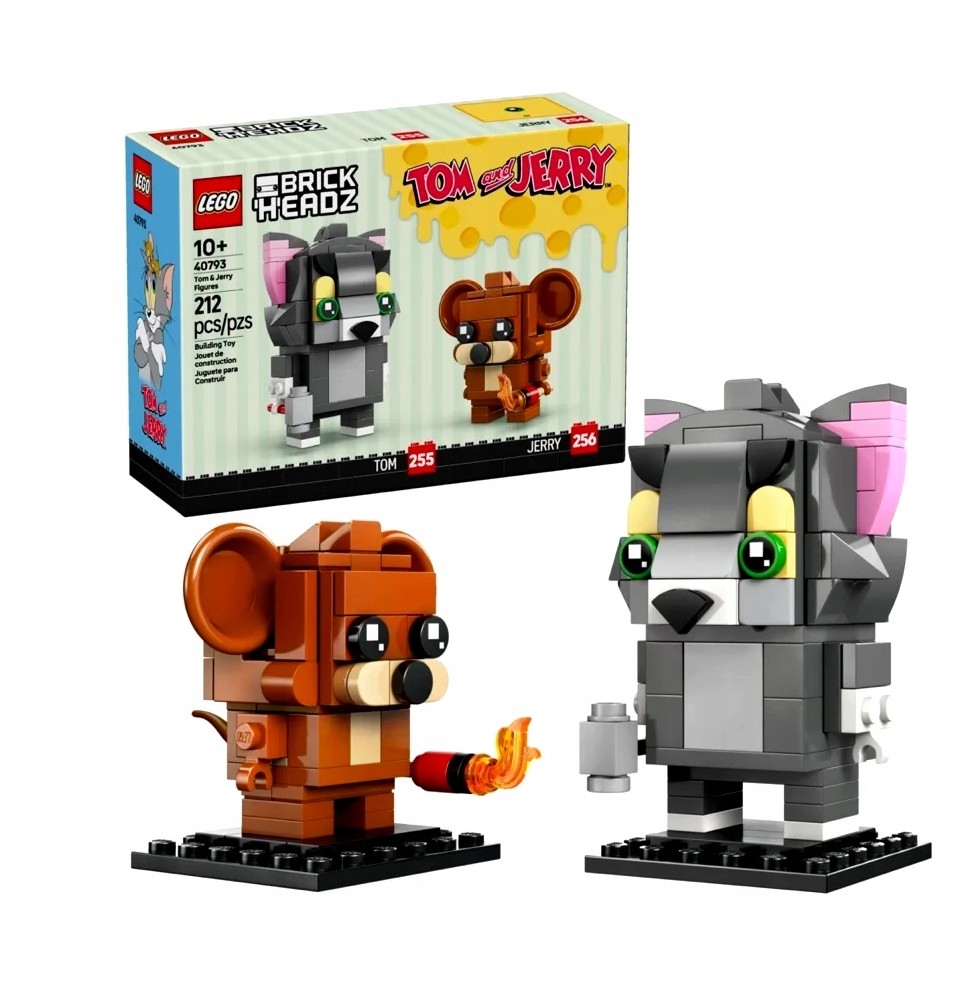 LEGO BrickHeadz 40793 - Figurine Tom și Jerry