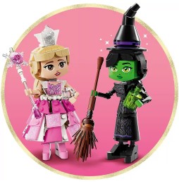 Figurine LEGO Wicked Elphaba și Glinda 75682