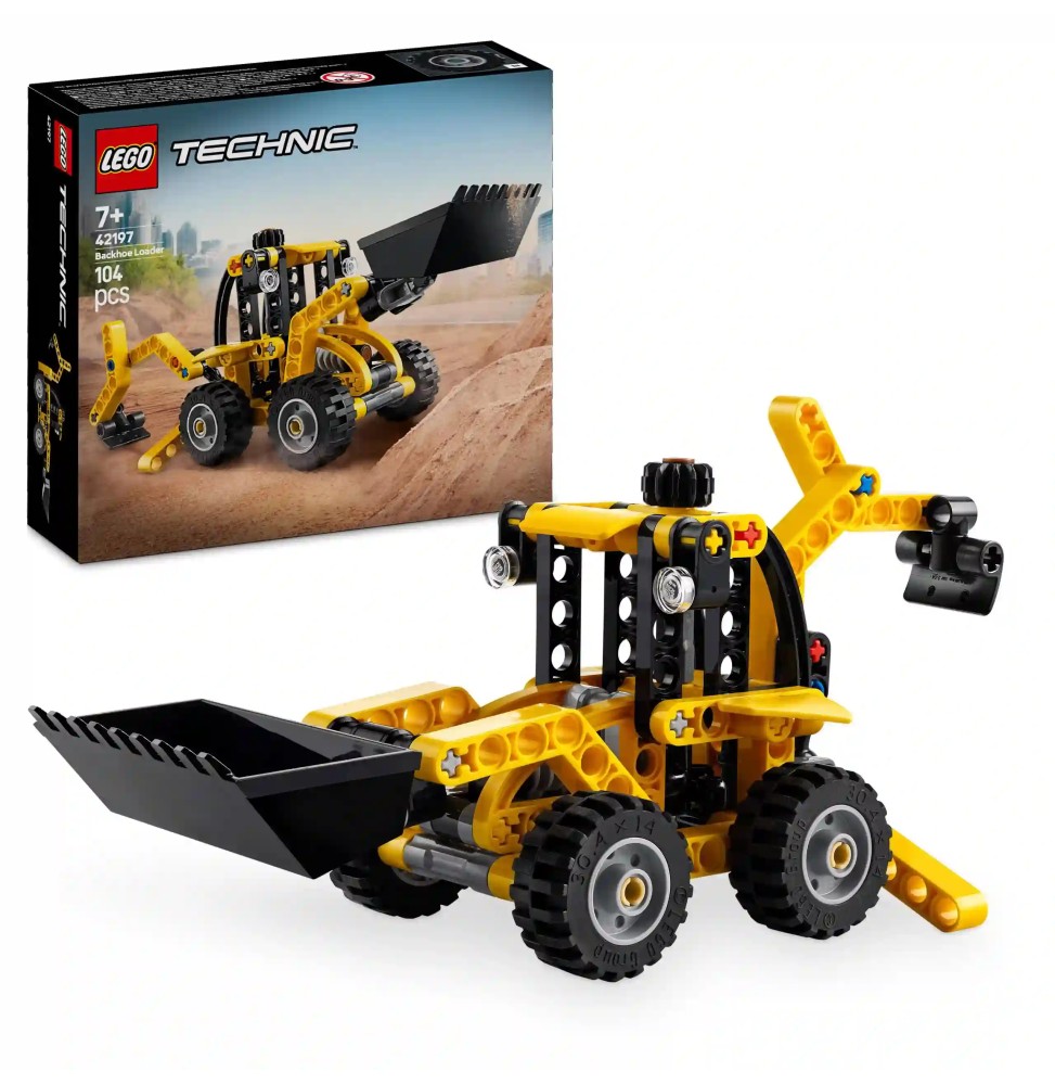 LEGO Technic excavator-încărcător 42197