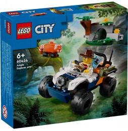 LEGO 60424 Quad dżungli z pandą - Klocki 6+