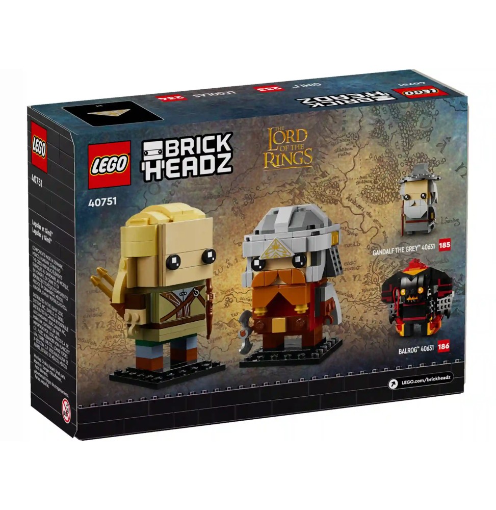 LEGO BrickHeadz Legolas și Gimli 40751