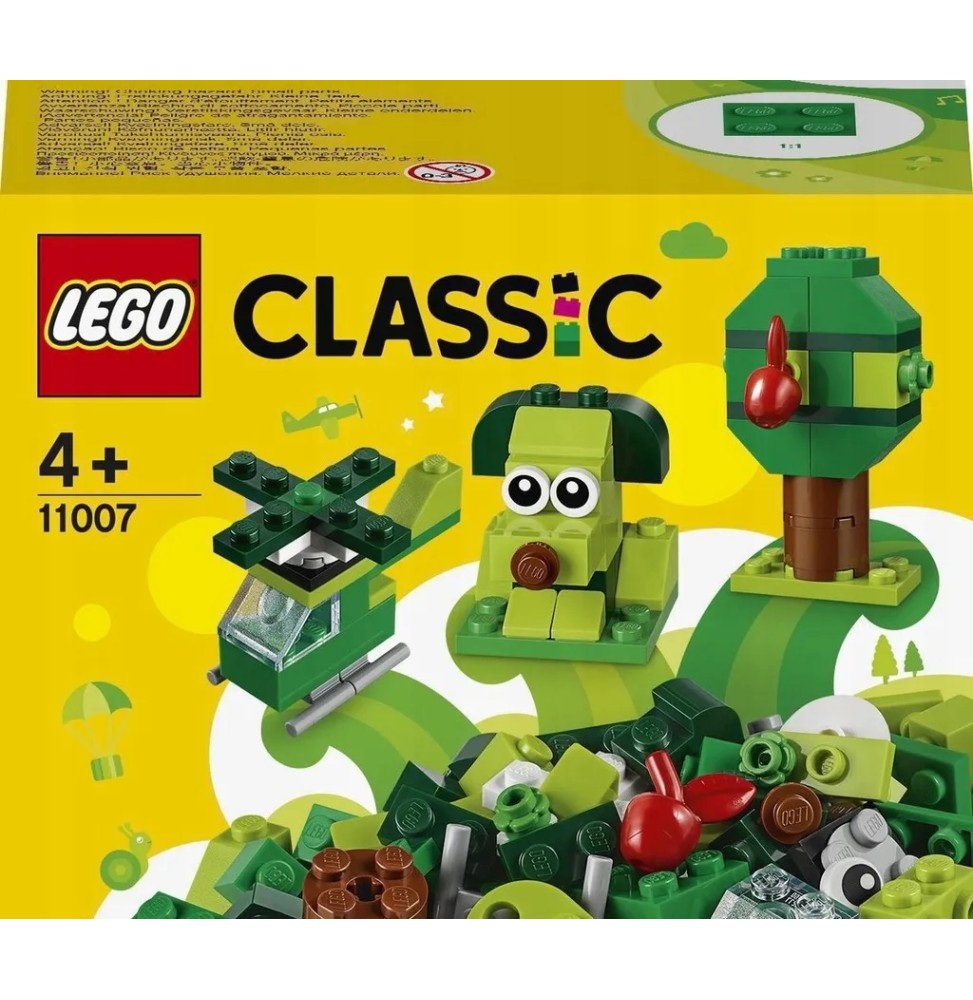 LEGO 11007 Classic Green Blocks for Kids