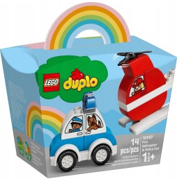 LEGO Duplo Helikopter strażacki i radiowóz 10957