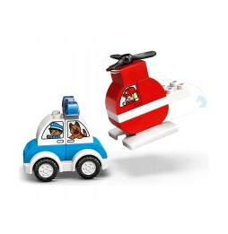 LEGO Duplo Fire Helicopter and Police Car 10957