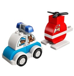 LEGO Duplo Helikopter strażacki i radiowóz 10957