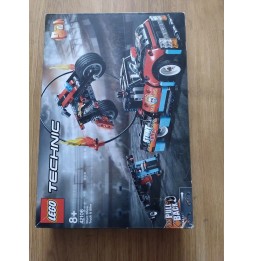 Lego Technic 42106 Furgonetă și motocicletă