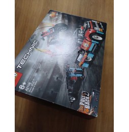 Lego Technic 42106 Furgonetă și motocicletă