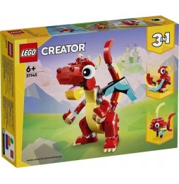 LEGO Creator 31145 Czerwony smok 3 w 1