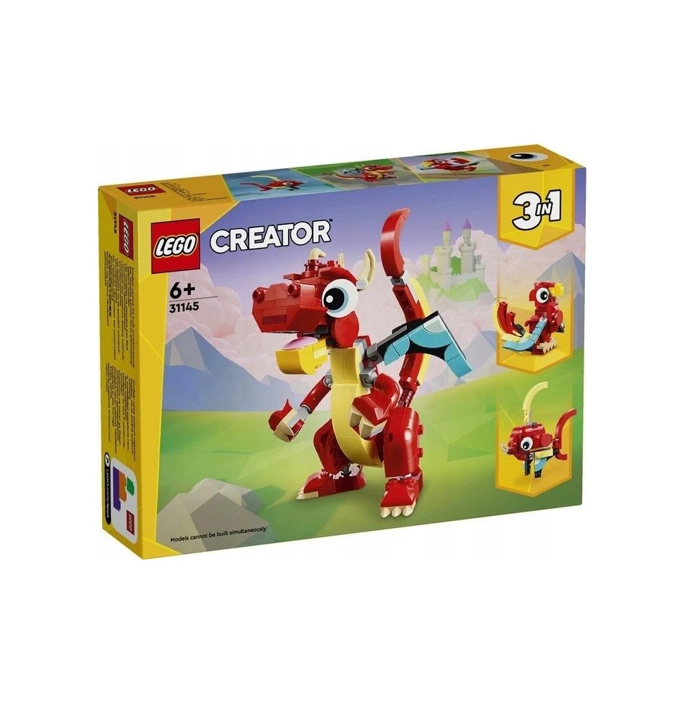 LEGO Creator 31145 Czerwony smok 3 w 1