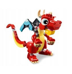 LEGO Creator 31145 Dragonul roșu 3 în 1