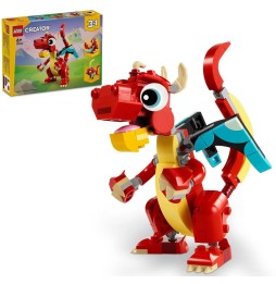 LEGO Creator 31145 Dragonul roșu 3 în 1