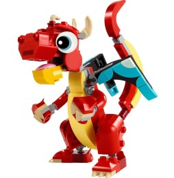 LEGO Creator 31145 Dragonul roșu 3 în 1