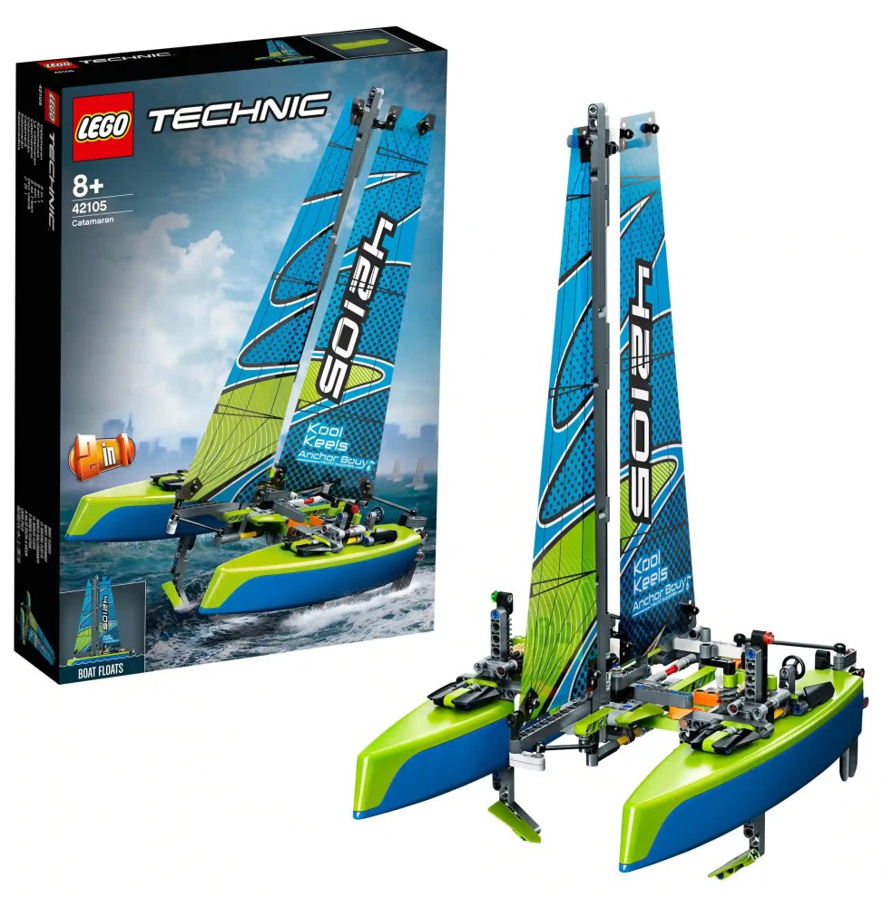 LEGO Technic 42105 Catamaran - Jucărie plutitoare