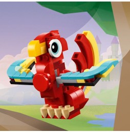 LEGO Creator 31145 Dragonul roșu 3 în 1