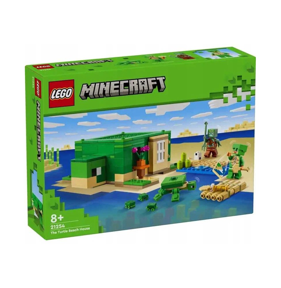 LEGO Minecraft Domek na plaży żółwi 21254