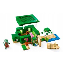 LEGO Minecraft Domek na plaży żółwi 21254