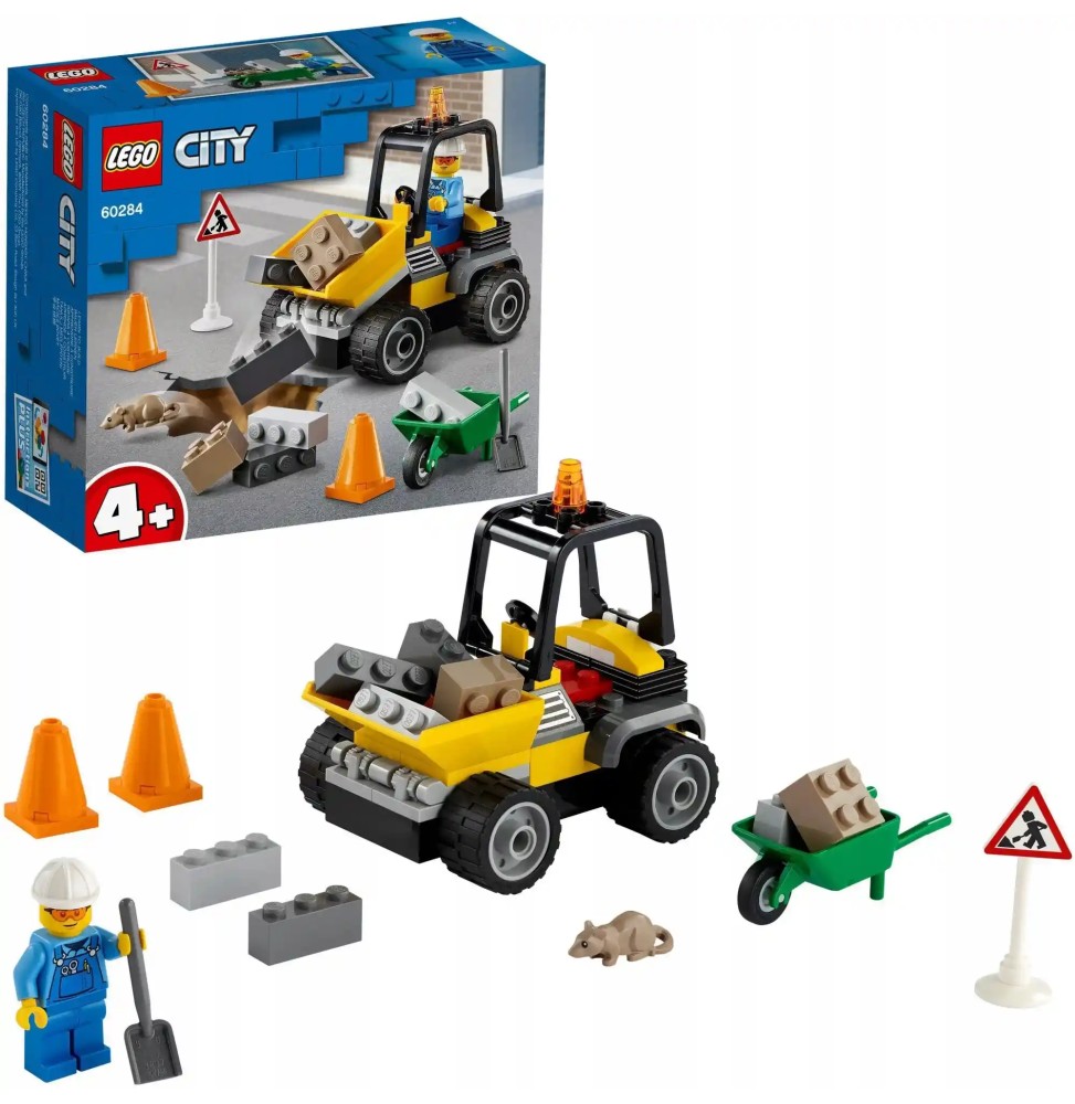 LEGO City Pojazd do robót drogowych 60284 LEGO City Pojazd do robót drogowych 60284